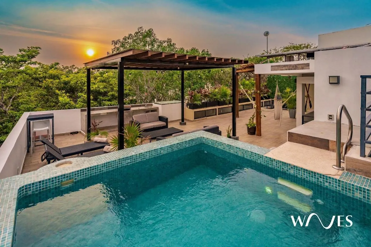 Holiday home 4 Rec. | Terraza C/Piscina Privada | Espacioso Tulum Mexico